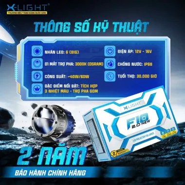 BI GẦM X-LIGHT F10 2.0
