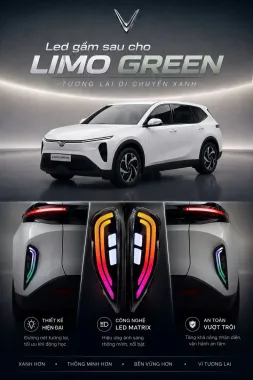 LED CẢNG SAU LIMO GREEN